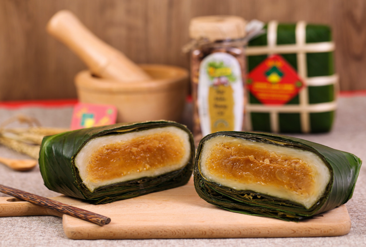 bánh chưng chay ngọt Đỗ Thị